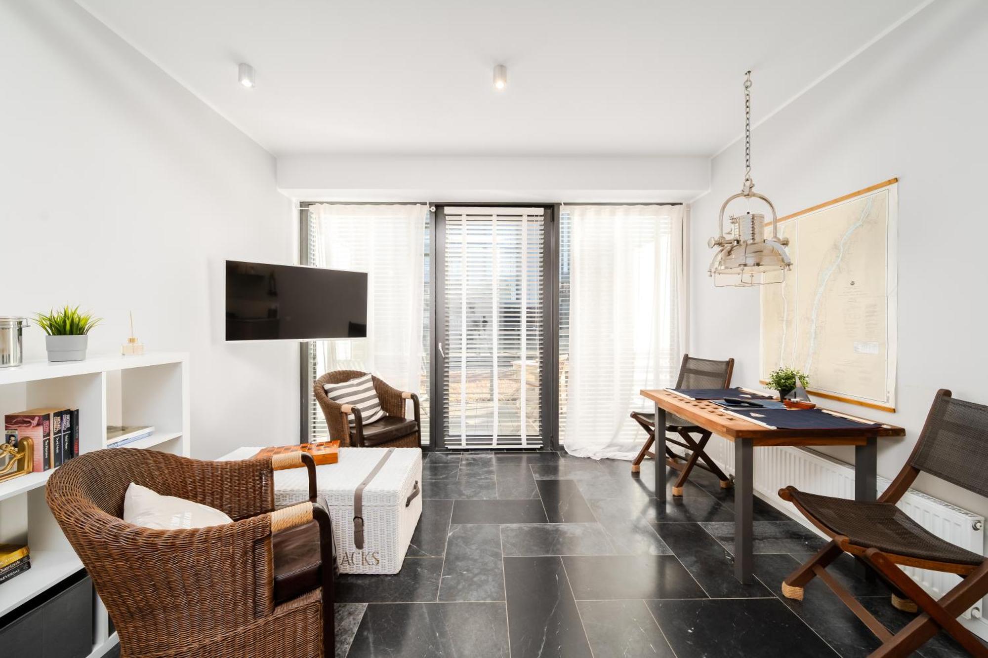 Hanza Tower Apartment No 628 - 6Th Floor, Balcony, Swimming Pool 什切青 外观 照片
