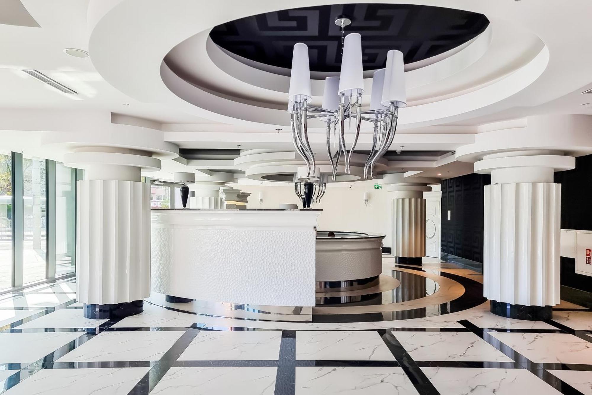 Hanza Tower Apartment No 628 - 6Th Floor, Balcony, Swimming Pool 什切青 外观 照片