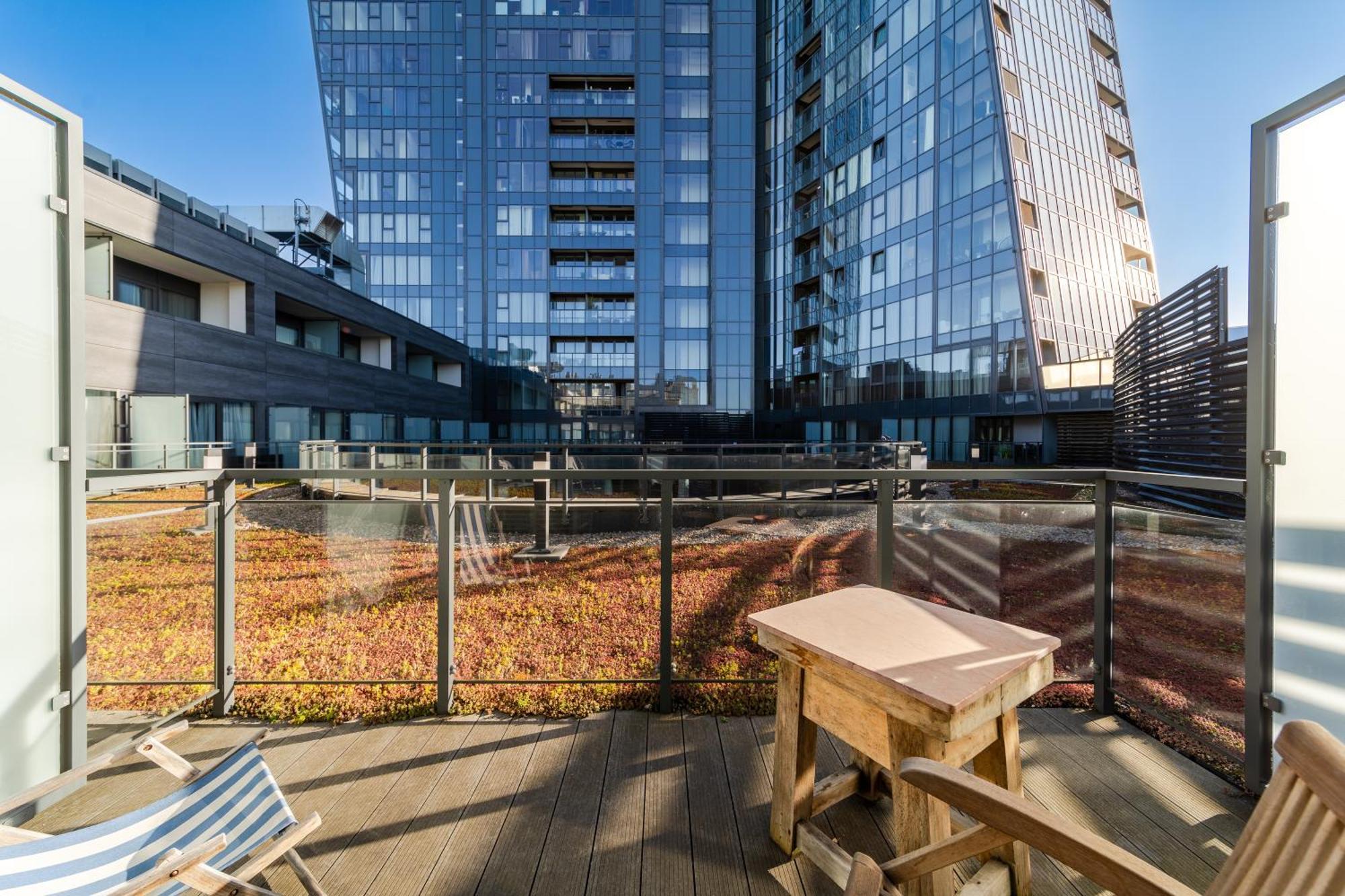 Hanza Tower Apartment No 628 - 6Th Floor, Balcony, Swimming Pool 什切青 外观 照片