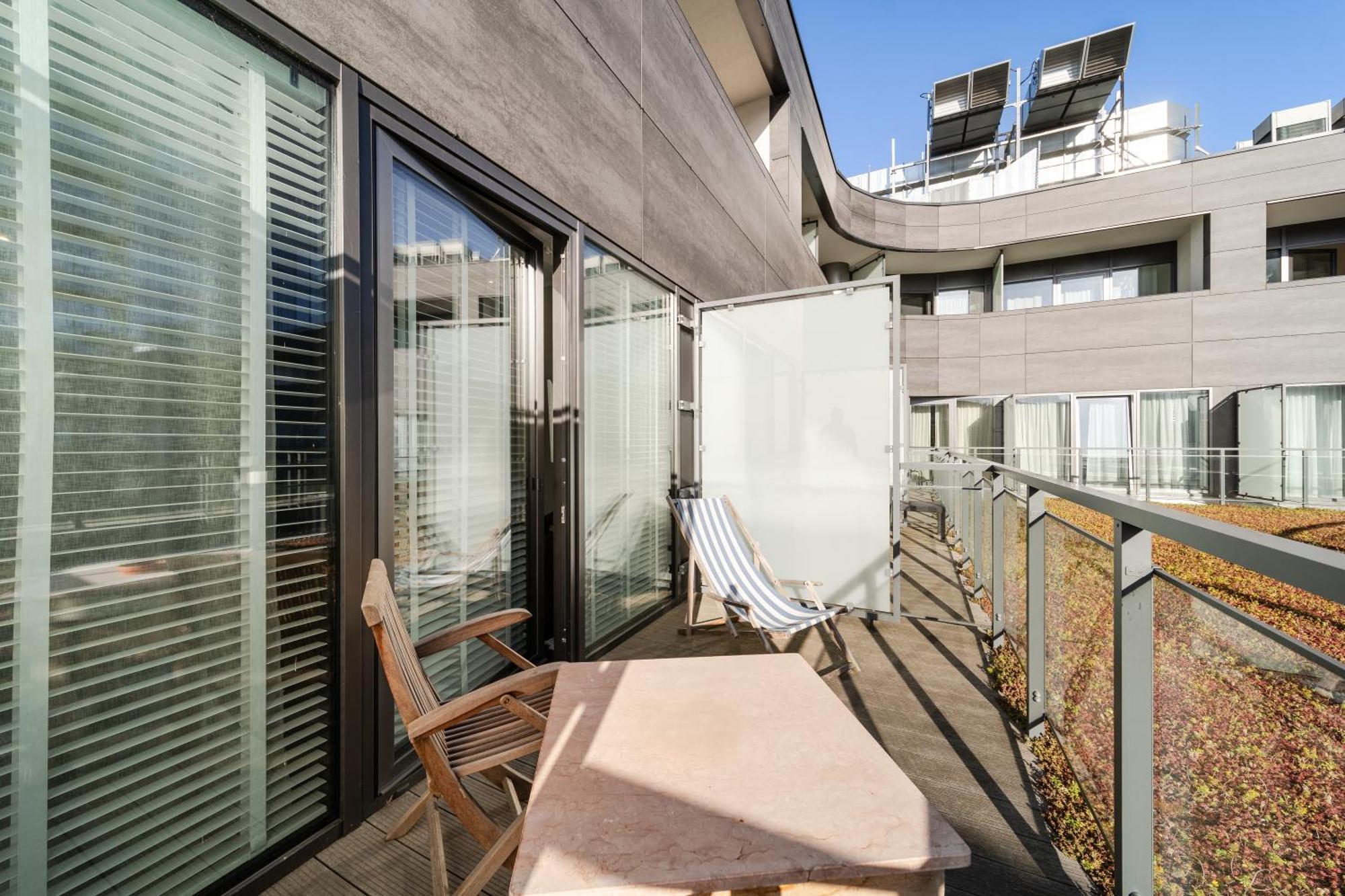 Hanza Tower Apartment No 628 - 6Th Floor, Balcony, Swimming Pool 什切青 外观 照片